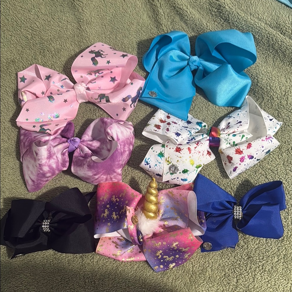 JoJoBow Colorful Kids Hair Bow Set